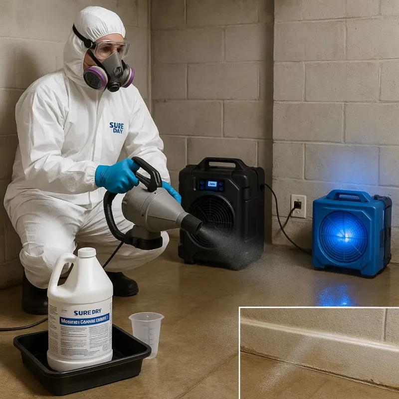 Sanitization and Odor Removal process in Kenosha, WI